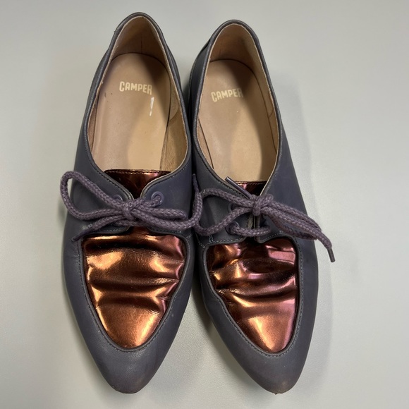 Camper Shoes - Camper Emmy Leather Lace Up loafer flats Size 39
